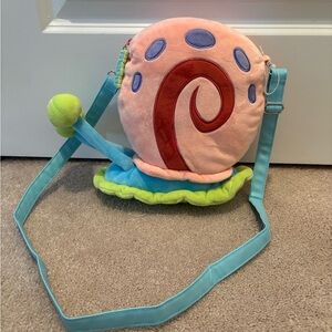 SpongeBob SquarePants Gary The Snail Plush Crossbody Bag Purse